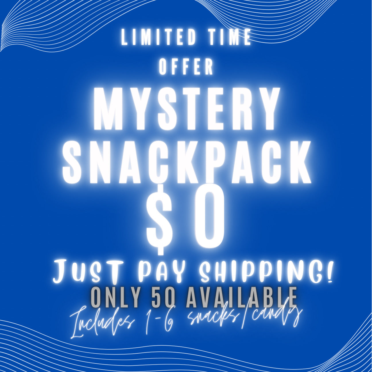 FREE MYSTERY SNACK PACK